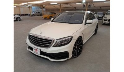 مرسيدس بنز S 550 MERCEDES BENZ S550L EDITION 1 4.7L 2014 WITH PANORAMIC ROOF, WALD AERO BODY KIT, MUFFLER AND MORE...