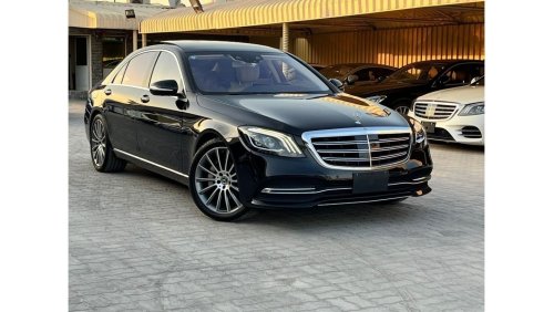 مرسيدس بنز S 400 S400d ديزل وارد اليابان اوراق جمارك  شاسيه طويل 6 سلندر توربو 2019