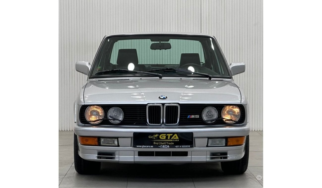 بي أم دبليو M5 1987 BMW M5 E28 , 1 OF 10 LIGHTWEIGHT M TECHNIC AERO KIT