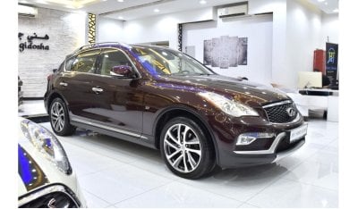 إنفينيتي QX50 EXCELLENT DEAL for our Infiniti QX50 ( 2017 Model ) in Burgundy Color GCC Specs