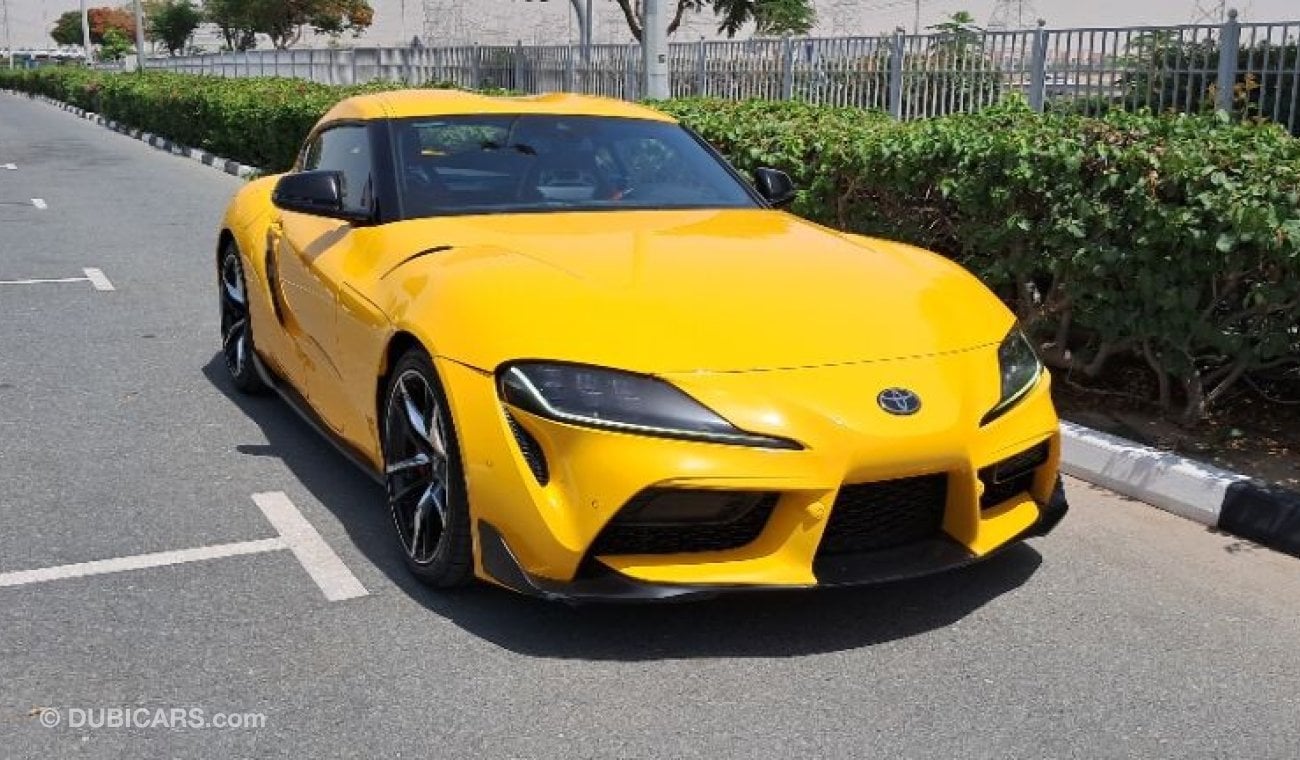 تويوتا سوبرا SUPRA 2020 GR V6 3.0L TURBOCHAGERED GCC SERVICE+ WARRANTY AL FUTTAIM, TOP OPTION ORGINAL PAINT 100%