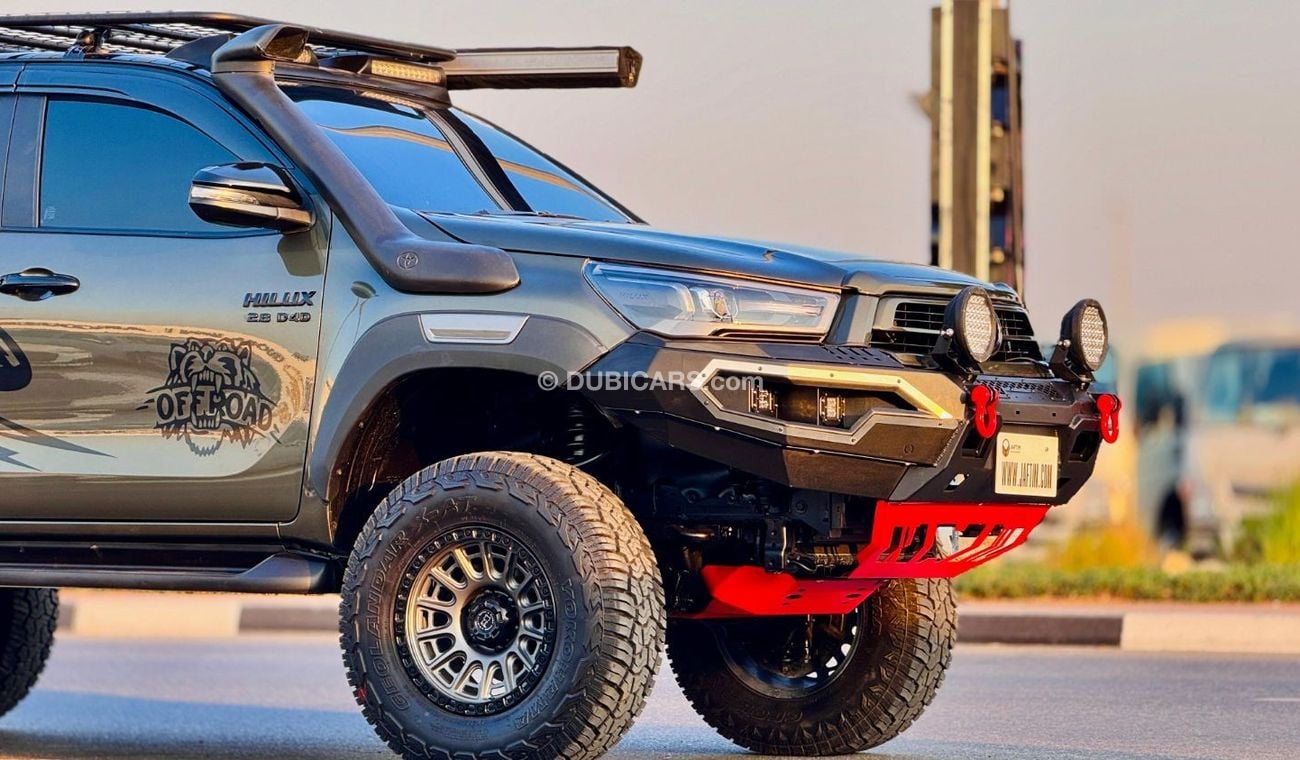 تويوتا هيلوكس OFF ROAD MODIFIED | RHD | 2.8L DIESEL ENGINE | 2022 (MT) | GTK 4X4 SPORTS BAR