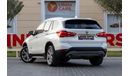 BMW X1 sDrive 20i Exclusive 2.0L BMW X1 sDrive20i 2018 GCC under Warranty with Flexible Down-Payment.