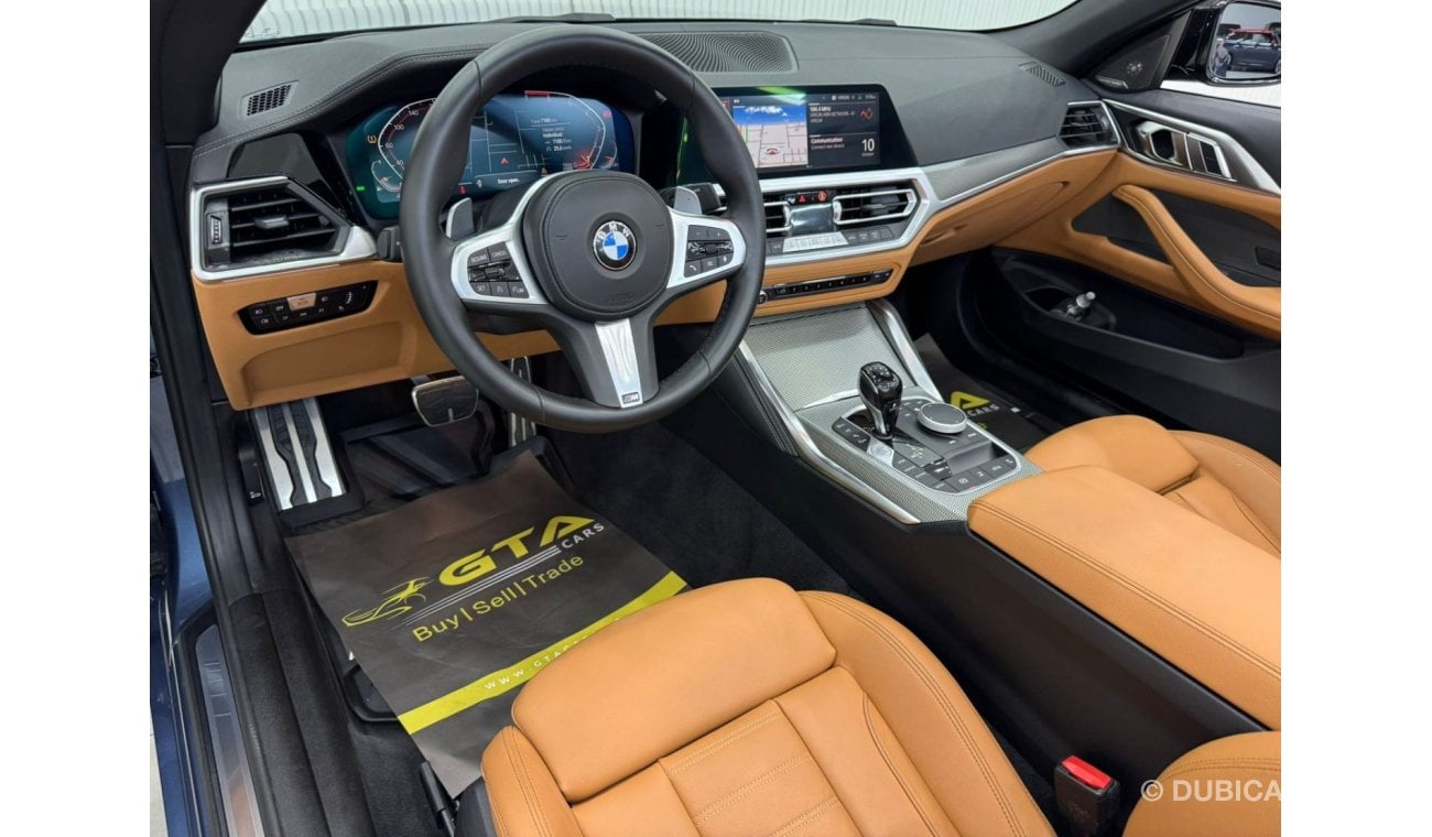 بي أم دبليو 430i M سبورت Pro 2021 BMW 430i M-Sport Convertible, June 2026 BMW Warranty + Service Pack, Very Low Kms,