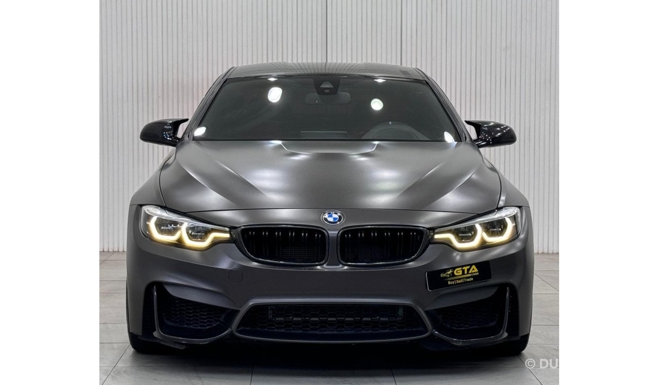 BMW M4 2018 BMW M4 Competition, One Year Warranty, Full Service History, GCC