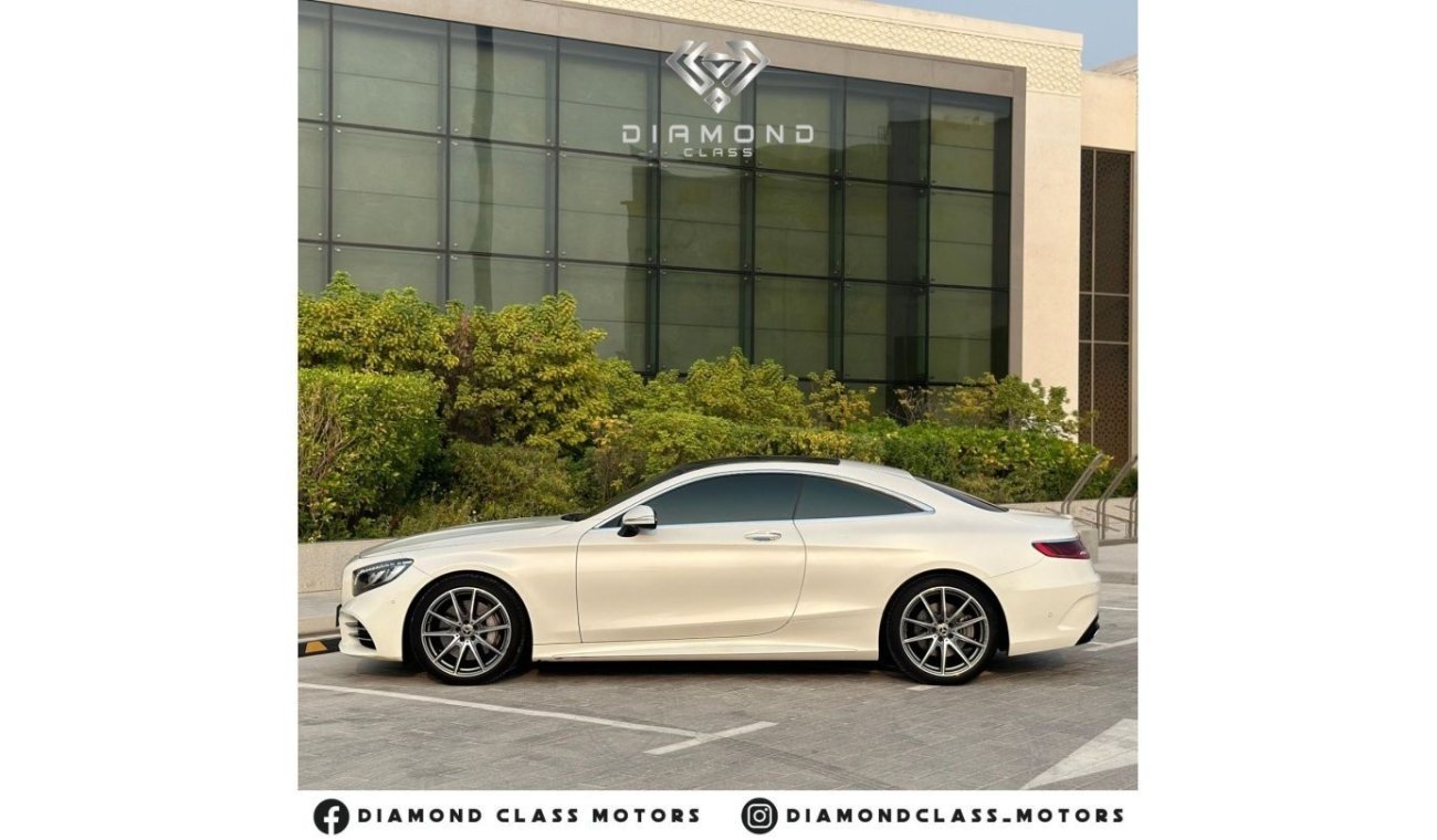 مرسيدس بنز S 560 كوبيه مرسيدس اس 560 كوبيه خليجي بانوراما 7 ازرار تشييكات وكالة