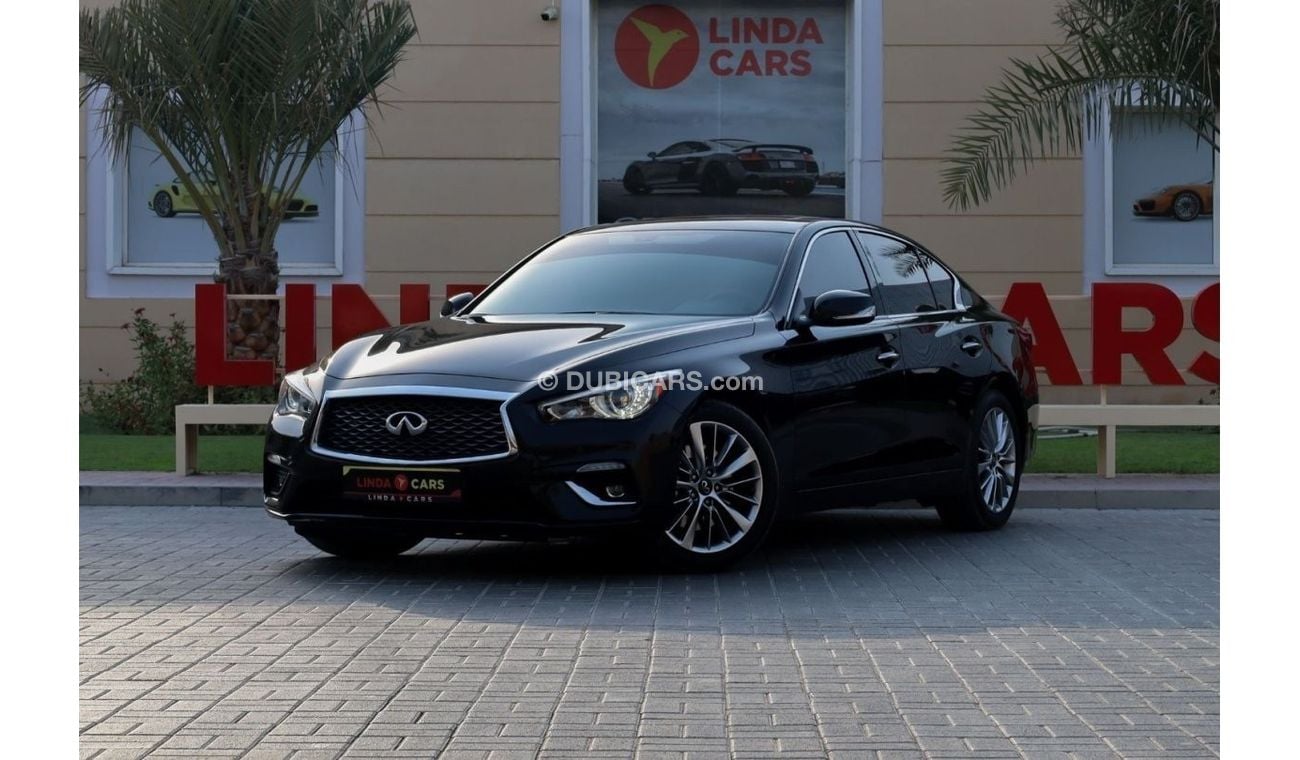 Infiniti Q50 Luxe Infiniti Q50 2022 GCC under Agency Warranty with Flexible Down-Payment.