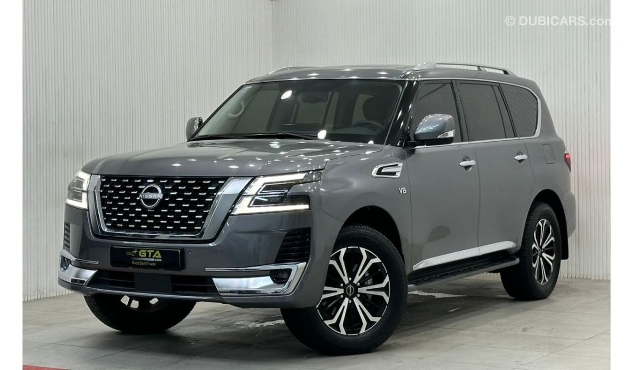 نيسان باترول 2023 Nissan Patrol Titanium V8, August 2026 Nissan Warranty, Full Options, Very Low Kms, GCC