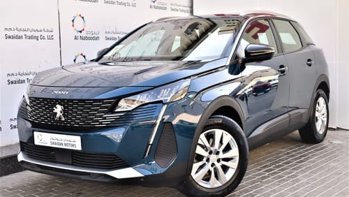 Peugeot 3008 AED 1279 PM  ACTIVE 1.6 TC AT GCC MANUFACTURER WARRANTY 2028 OR 100K KM