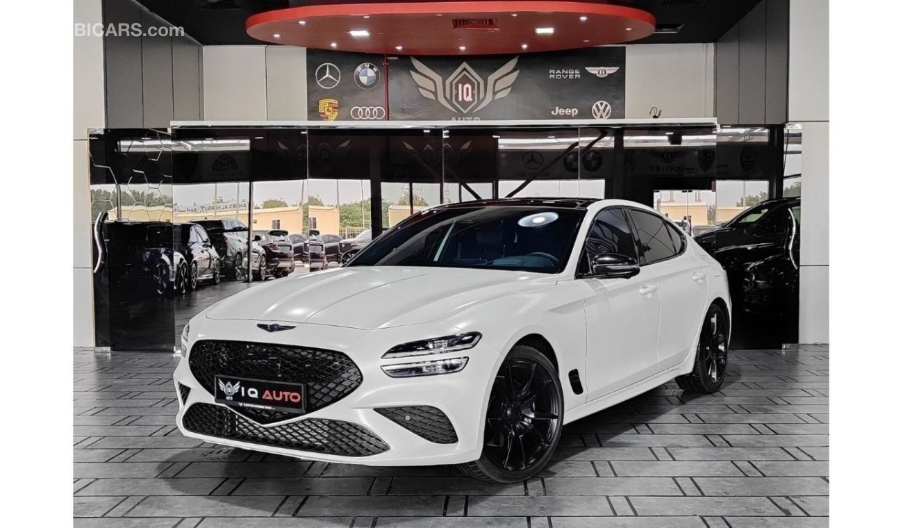 Genesis G70 AED 2,500 P.M | 2023 GENESIS G70 | PLATINUM | AGENCY WARRANTY | SERVICE CONTRACT | GCC SPECS | SUNRO