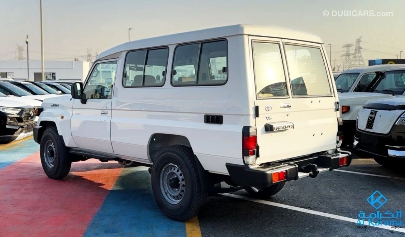 Toyota Land Cruiser Hard Top 2024 TOYOTA LC78 4.0L V6 HARD TOP 3 DOOR PETROL  White Color Exterior with Oak Color Interior BASIC