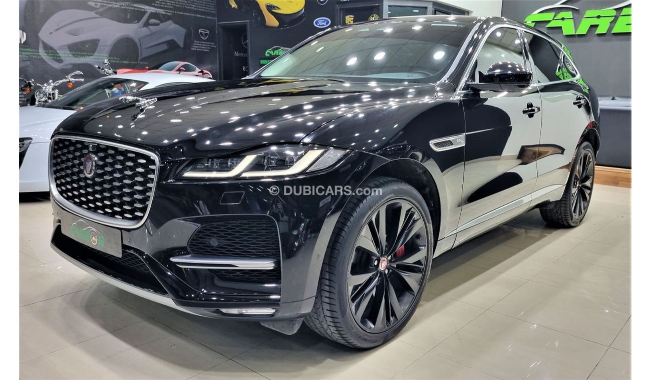 جاكوار F Pace JAGUAR F PACE P 400 GCC 2021 WITH ONLY 23K KM UNDER AL TAYER WARRANTY AND SERVICE CONTRACT