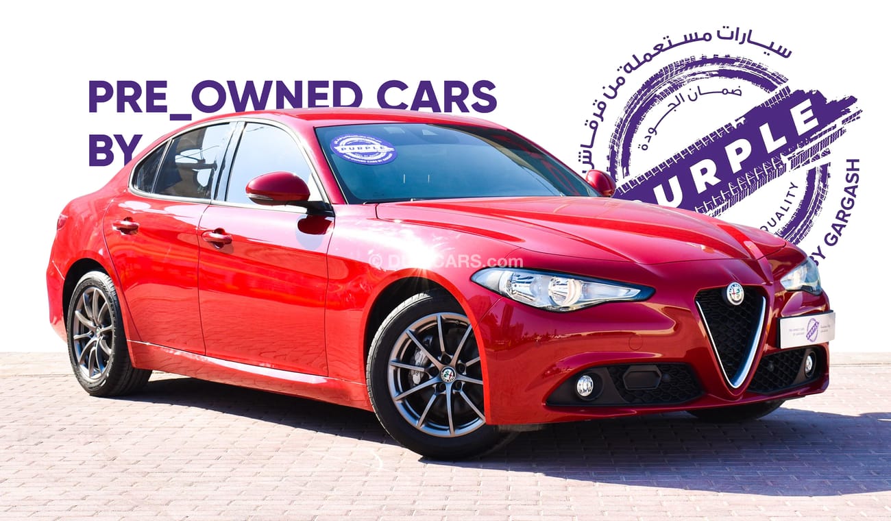 Alfa Romeo Giulia S - Service History, Warranty, Certified & Sold by Purple Pre-Owned Gargash Motors