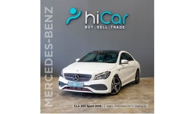 Mercedes-Benz CLA 250 Sport AED 1,781 pm • 0% Downpayment • AMG • 2 Years Warranty