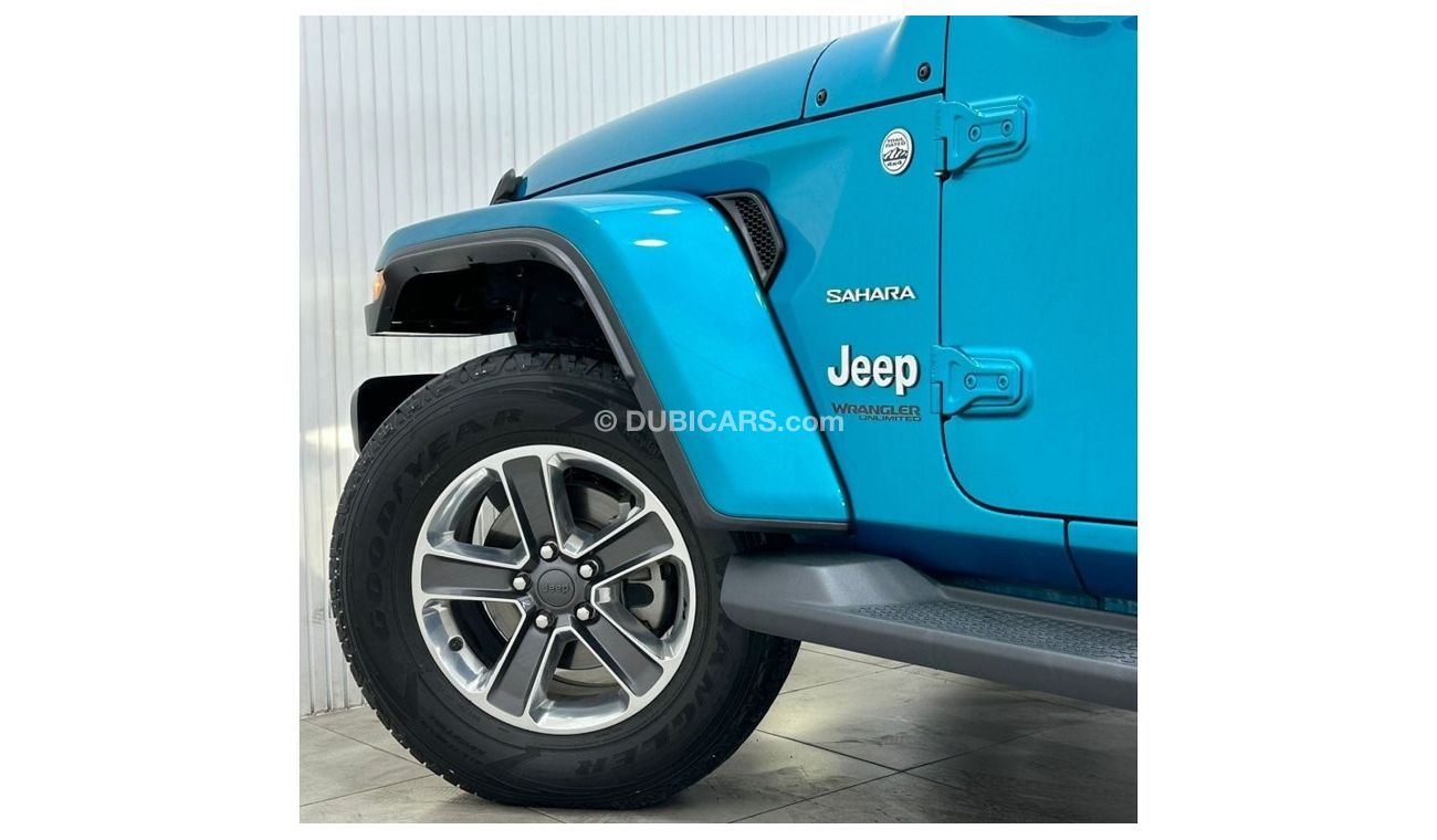 Jeep Wrangler 2020 Jeep Wrangler Unlimited Sahara, October 2025 Jeep Warranty, April 2024 Jeep Service Pack, GCC