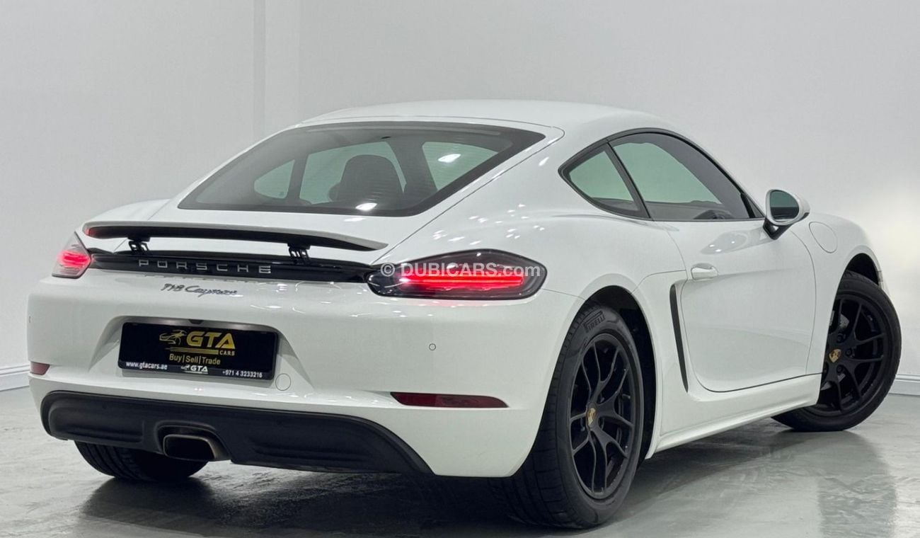 Porsche 718 Cayman Std 2.0L A/T 2019 Porsche 718 Cayman, November 2025 Porsche Warranty, Full Porsche Service History, 