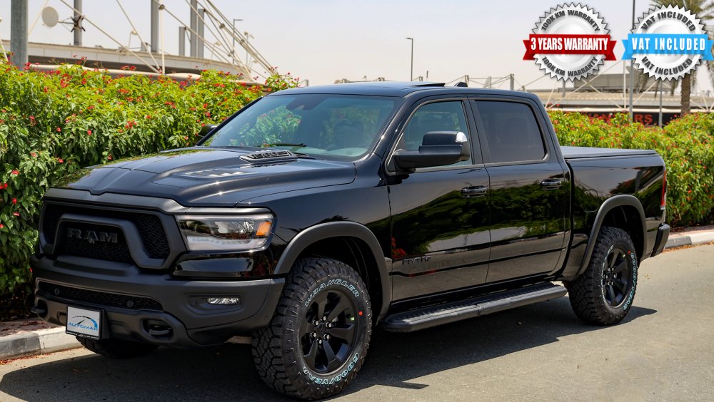 Dodge Ram 21 Ram 1500 Rebel 4x4 Night Edition 8v 5 7l W 3 Yrs Or 100k Km Warranty For Sale Aed 249 999 Black 21