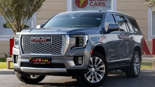 جي أم سي يوكون Denali 6.2L (8 Seater) GMC Yukon Denali 2022 GCC under Agency Warranty and Service Contract with Fle