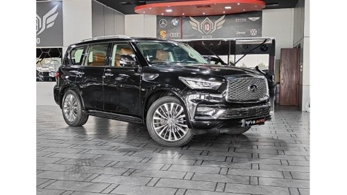 Infiniti QX80 Luxe 7st AED 2,200/MONTHLY | 2018 INFINITI QX80 LUXURY | 7 SEATS | GCC | UNDER WARRANTY