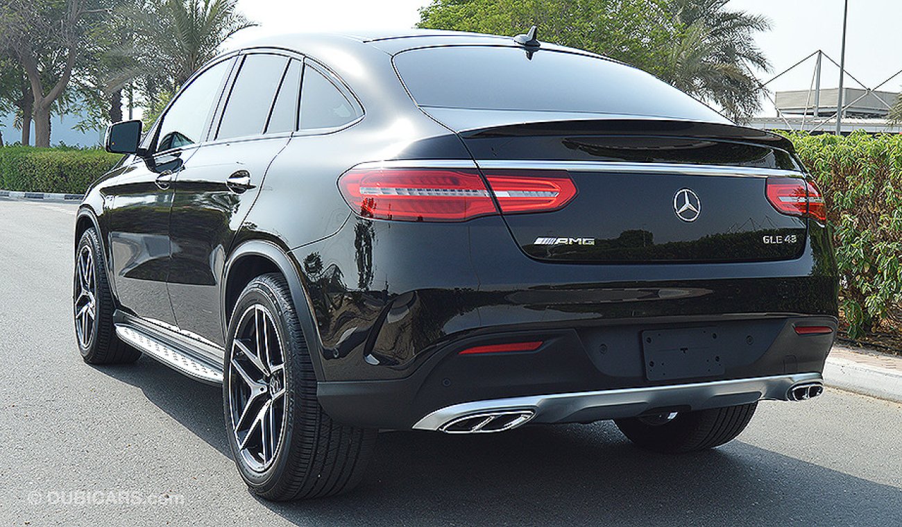 Mercedes-Benz GLE 43 AMG 2019, 3.0L V6 GCC, 0km with 2 Years Unlimited Mileage Warranty