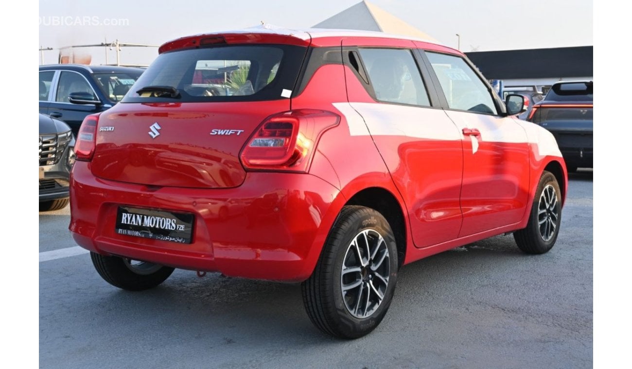 سوزوكي سويفت GLX 1.2L Suzuki Swift 1.2L Petrol FWD, Model 2024, Color Red