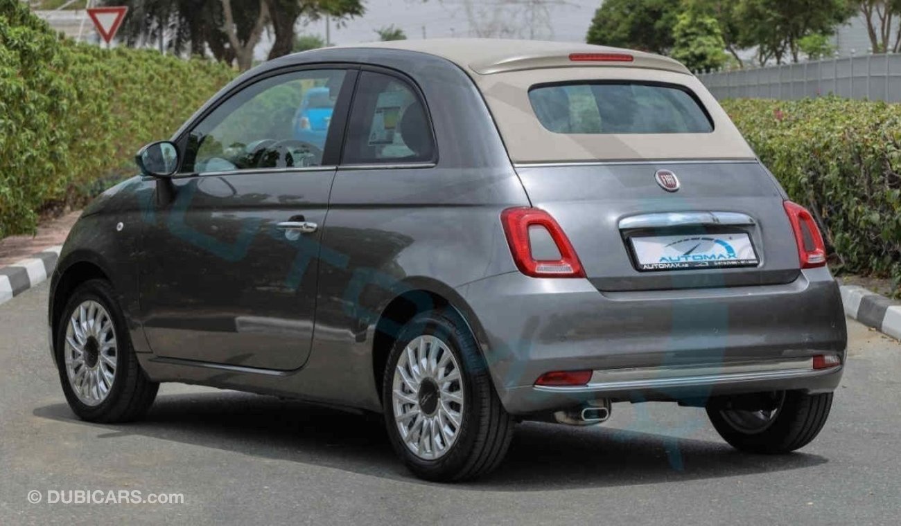 Fiat 500 (НА ЭКСПОРТ , For Export) Cabrio 1.4L FWD , 2024 GCC , 0Km , Без пробега