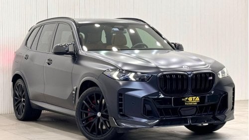 بي أم دبليو X5 M 2024 BMW X5 M60i xDrive, July 2028 BMW Warranty + Service Pack, Fully Loaded, Very Low Kms, GCC