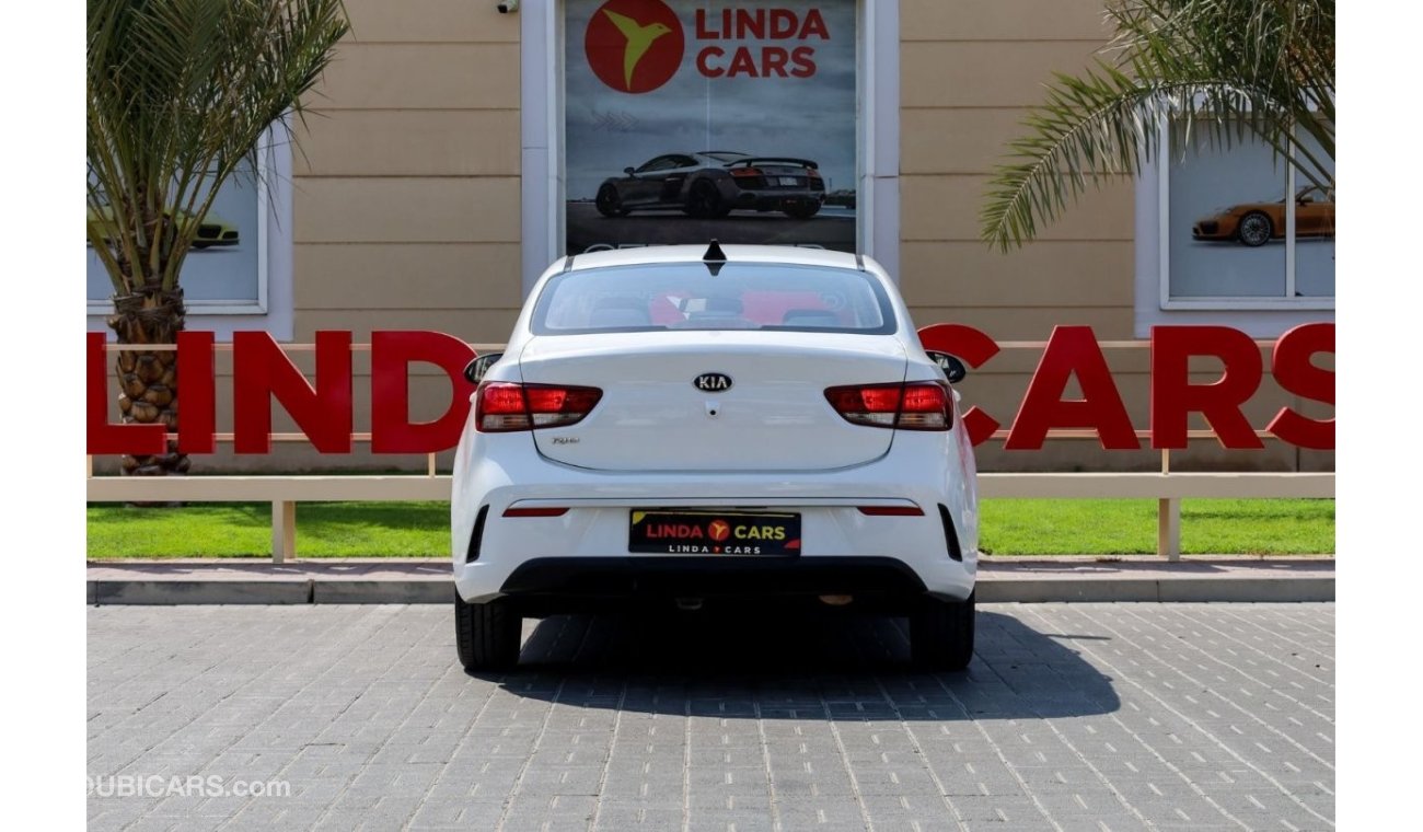 كيا ريو Kia Rio 2021 GCC under Agency Warranty with Flexible Down-Payment/ Flood Free.