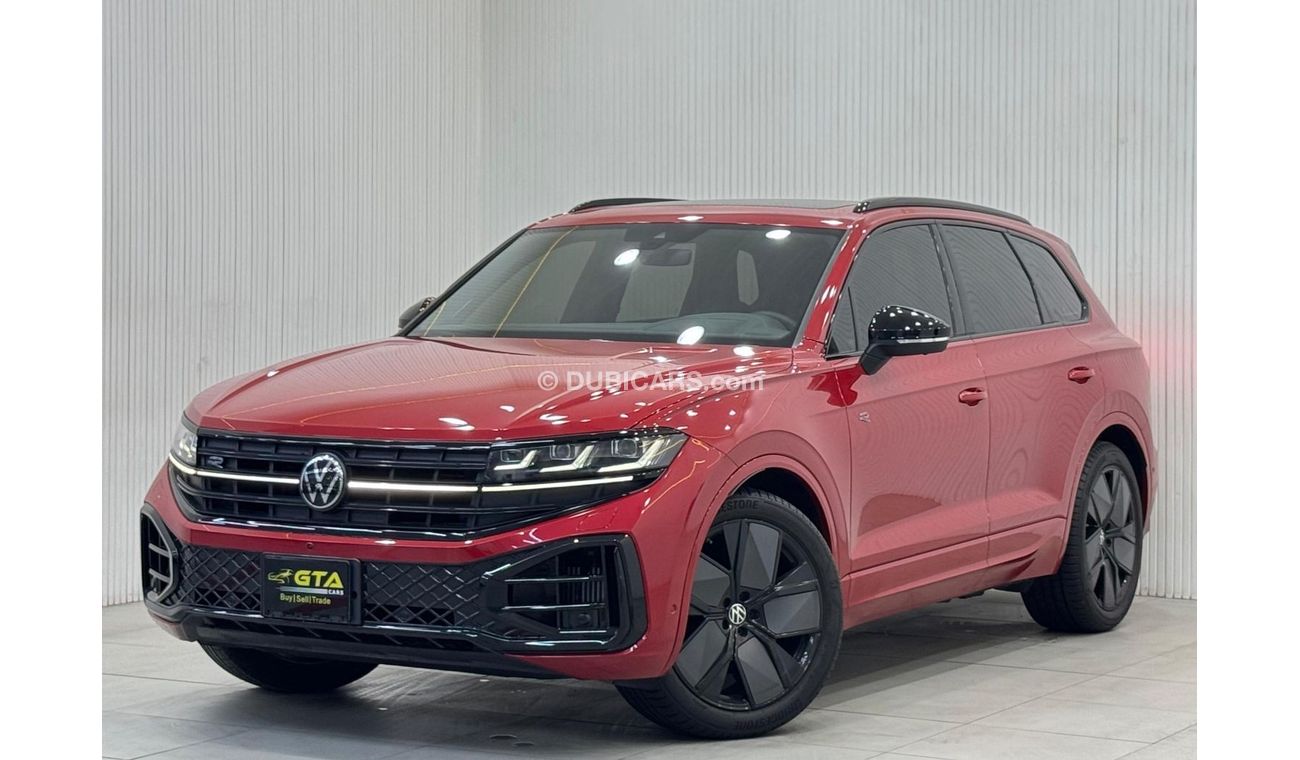 فولكس واجن طوارق R-Line 3.0L 4WD 2024 Volkswagen Touareg R-Line Black Edition, 2029 VW Warranty, 2028 VW Service Pack