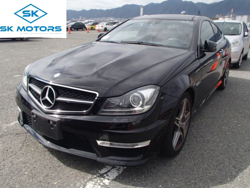 Mercedes Benz C 63 Amg Used Lhd C63 12 C63 Amg Coupe 4377 Ab Abs Navi Back Cam L Seat P Door Lot 574 For Sale Black 12