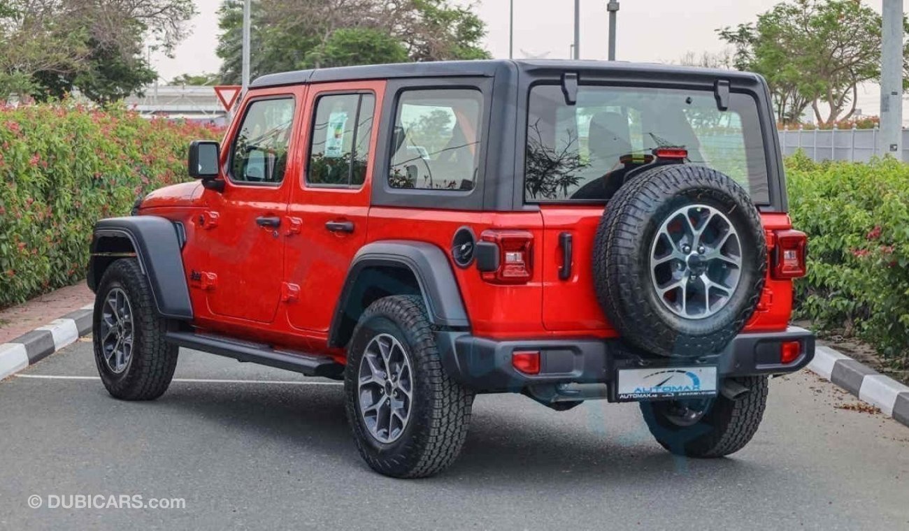 Jeep Wrangler Unlimited Sport S Turbo , 2024 GCC , 0Km , With 5 Years Warranty & 3 Years Service @Official Dealer