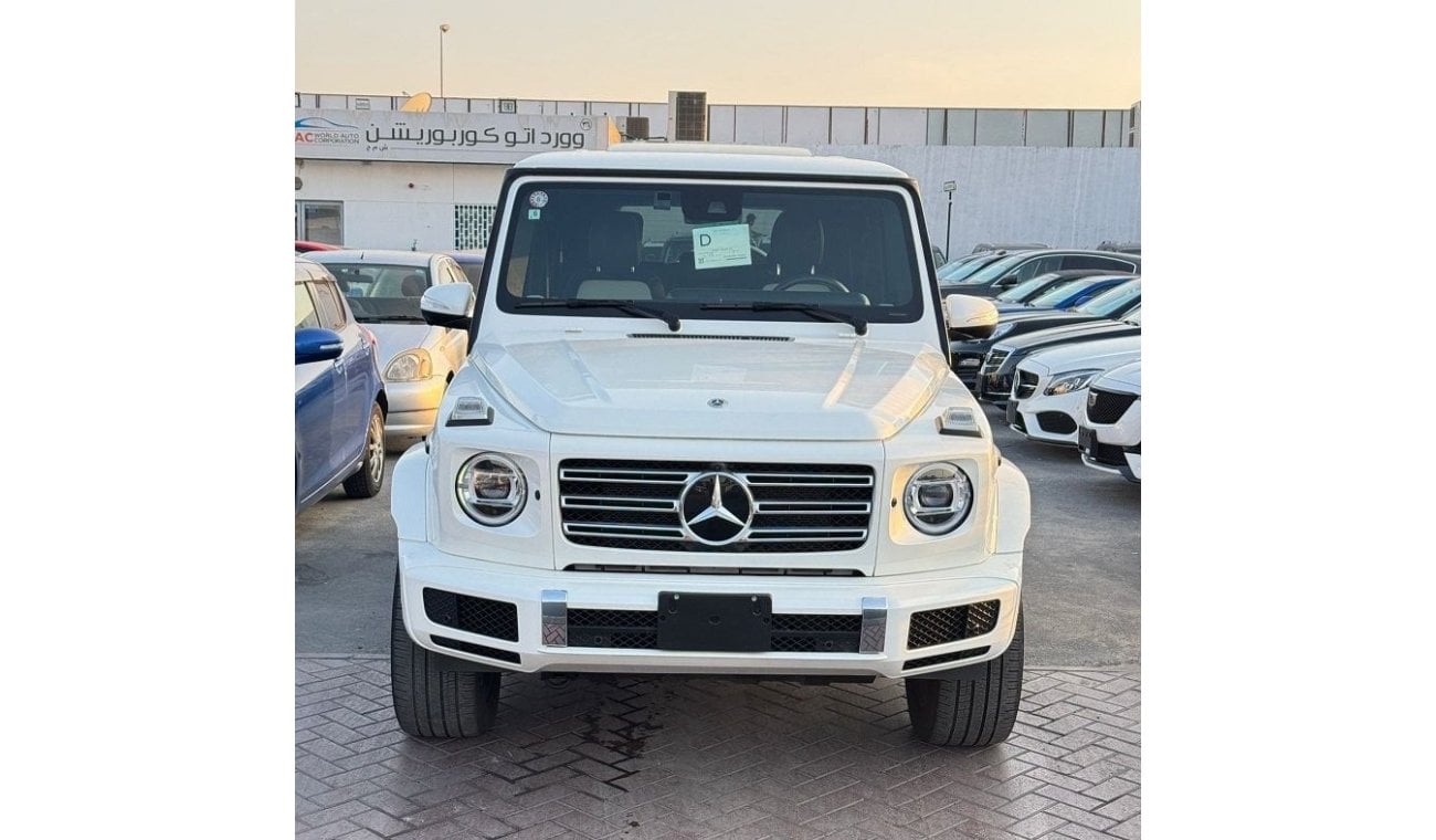 مرسيدس بنز G 550 MERCEDES BENZ G550 2021 WHITE JAPAN IMPORT WITH LOW MILLAGE