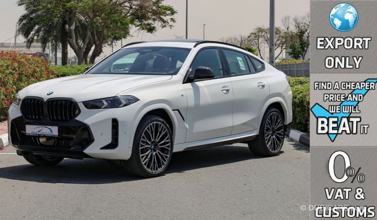 BMW X6 XDrive 40i M Sport 3.0L AWD , 2024 GCC , 0Km , (ONLY FOR EXPORT)