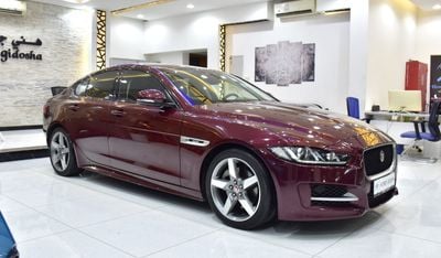 Jaguar XE EXCELLENT DEAL for our Jaguar XE R-Sport ( 2016 Model ) in Burgundy Color GCC Specs