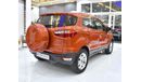 Ford EcoSport EXCELLENT DEAL for our Ford EcoSport Titanium ( 2016 Model ) in Orange Color GCC Specs