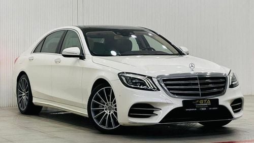 مرسيدس بنز S 450 Std 3.0L 2018 Mercedes-Benz S450, One Year Warranty, Service History, Excellent Condition, GCC