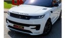 لاند روفر رينج روفر سبورت Range Rover Sport Dynamic SE P400 2023 American Spec under Warranty with Flexible Down-Payment.