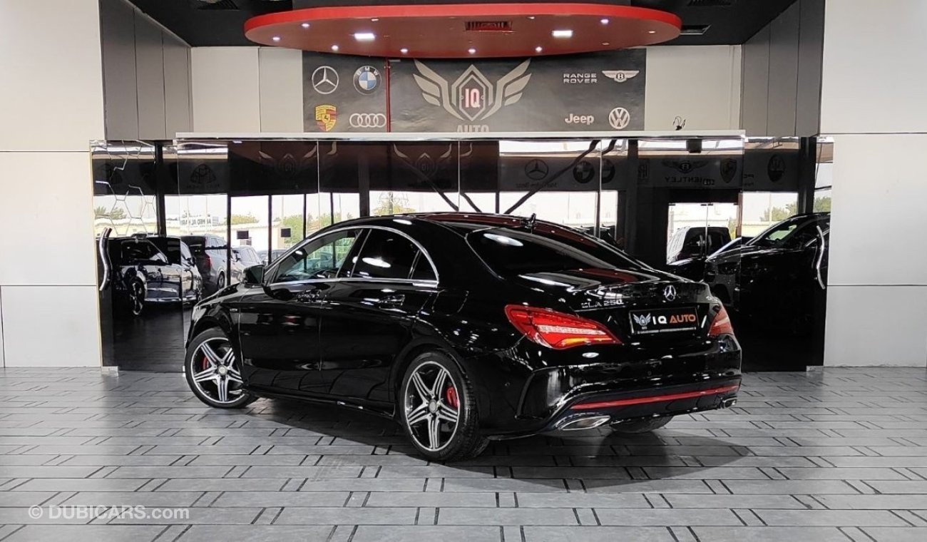 مرسيدس بنز CLA 250 AED 2,100 P.M | 2018 MERCEDES-BENZ CLA 250 4MATIC SPORT AMG KIT  2.0 | LOW KM | GCC | UNDER WARRANTY