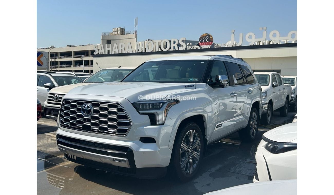 Toyota Sequoia 2024 TOYOTA SEQUOIA CAPSTONE HYBRID V6 3.5L TURBO 4WD 7-SEATER AUTOMATIC