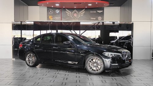 BMW 520i m sport AED 1,600 P.M | 2018 BMW 520I M-SPORT | UNDER WARRANTY | GCC | SUNROOF | 2.0L