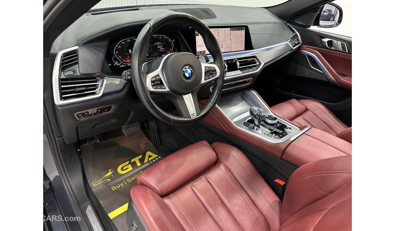 بي أم دبليو X6 40i xLine 2021 BMW X6 xDrive40i X-Line, Feb 2026 BMW Warranty + Service Pack, Full Options, Low Kms,