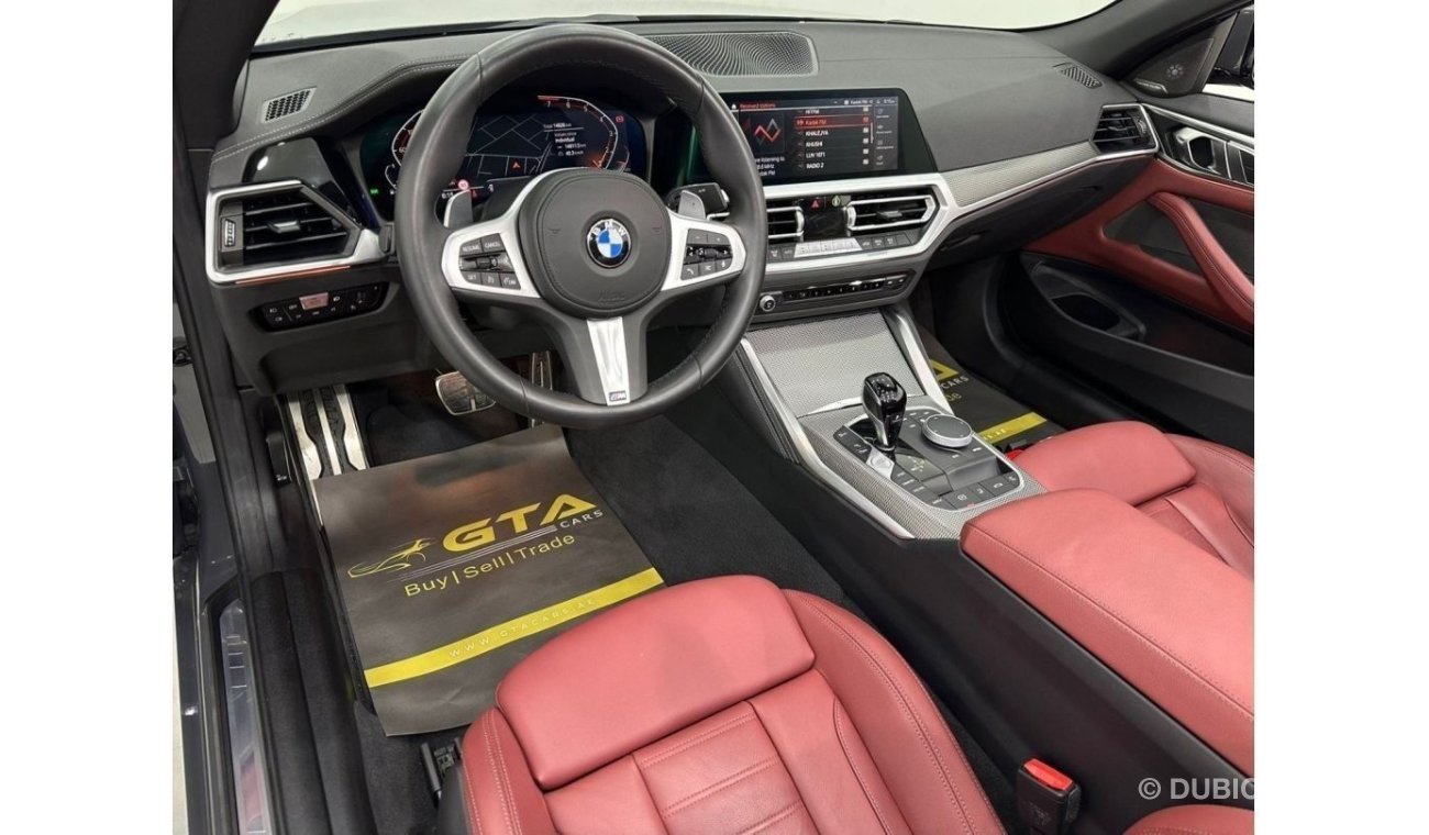 بي أم دبليو 430i M سبورت M سبورت 2022 BMW 430i M-Sport Convertible, Warranty, May 2027 BMW Service Pack, Low Kms, GCC