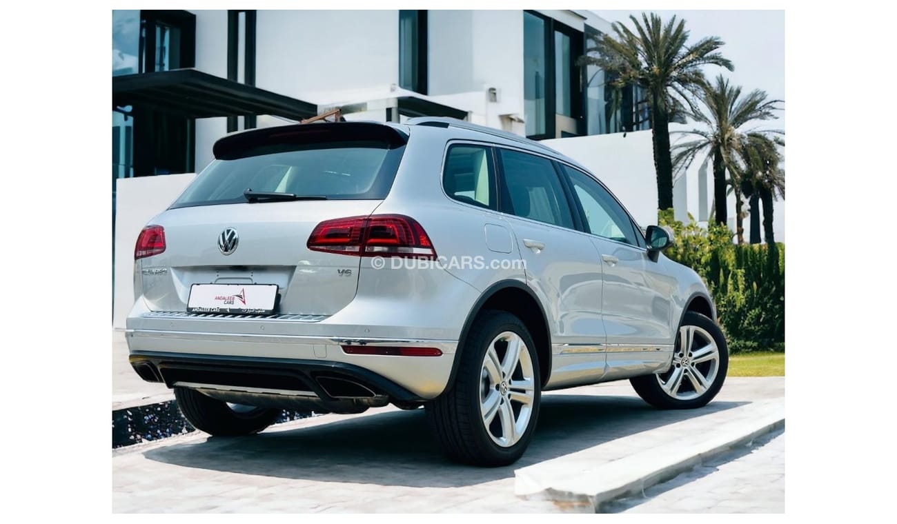 فولكس واجن طوارق هايلاين بلس AED 1,585 PM AVAILABLE | FSH | LOW MILEAGE | VOLKSWAGEN TOUAREG 2018 R-LINE | V6