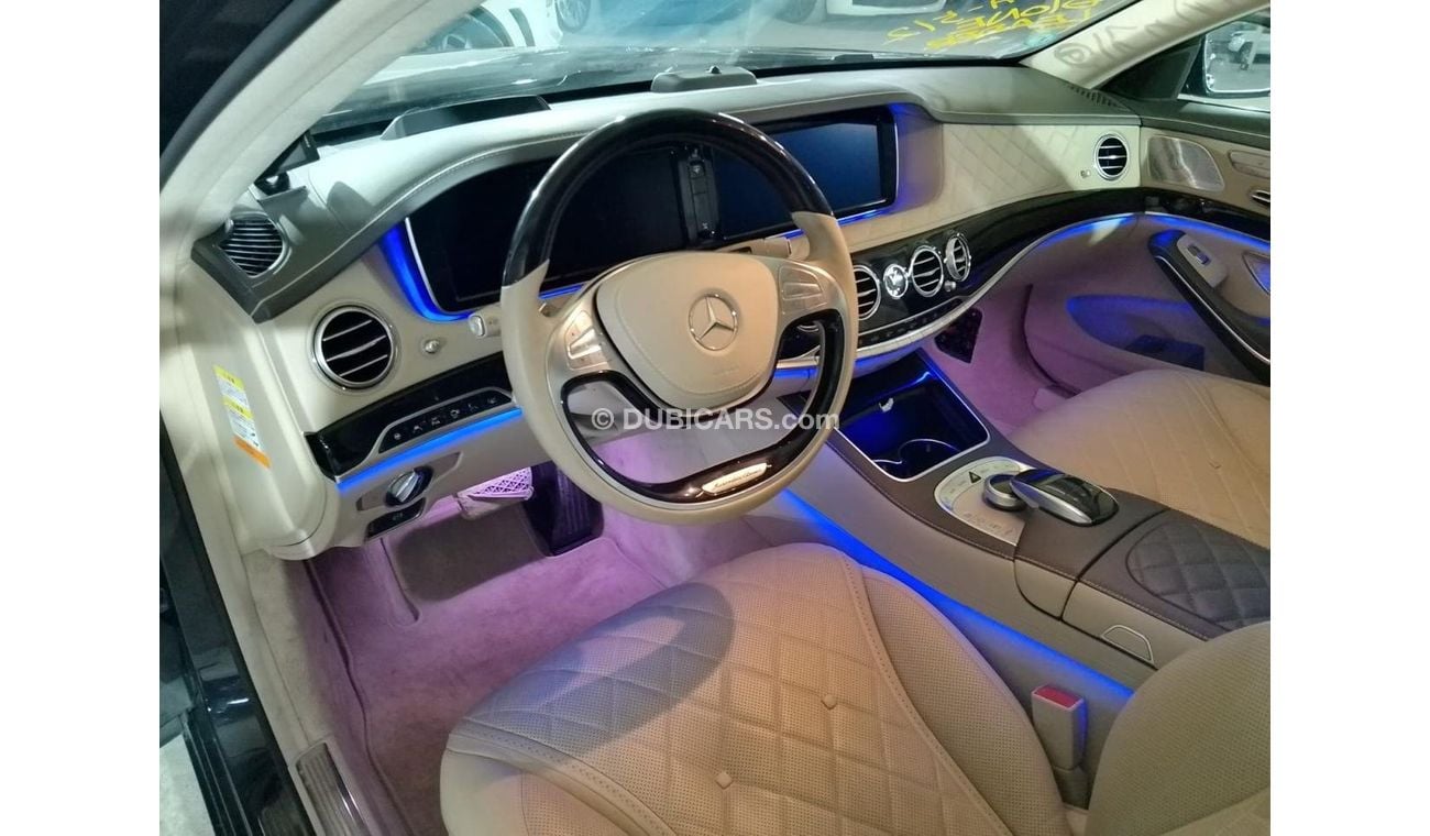 مرسيدس بنز S600 Maybach 6.0L, WITH VIP SEATS, BEIGE INTERIOR AND MORE..