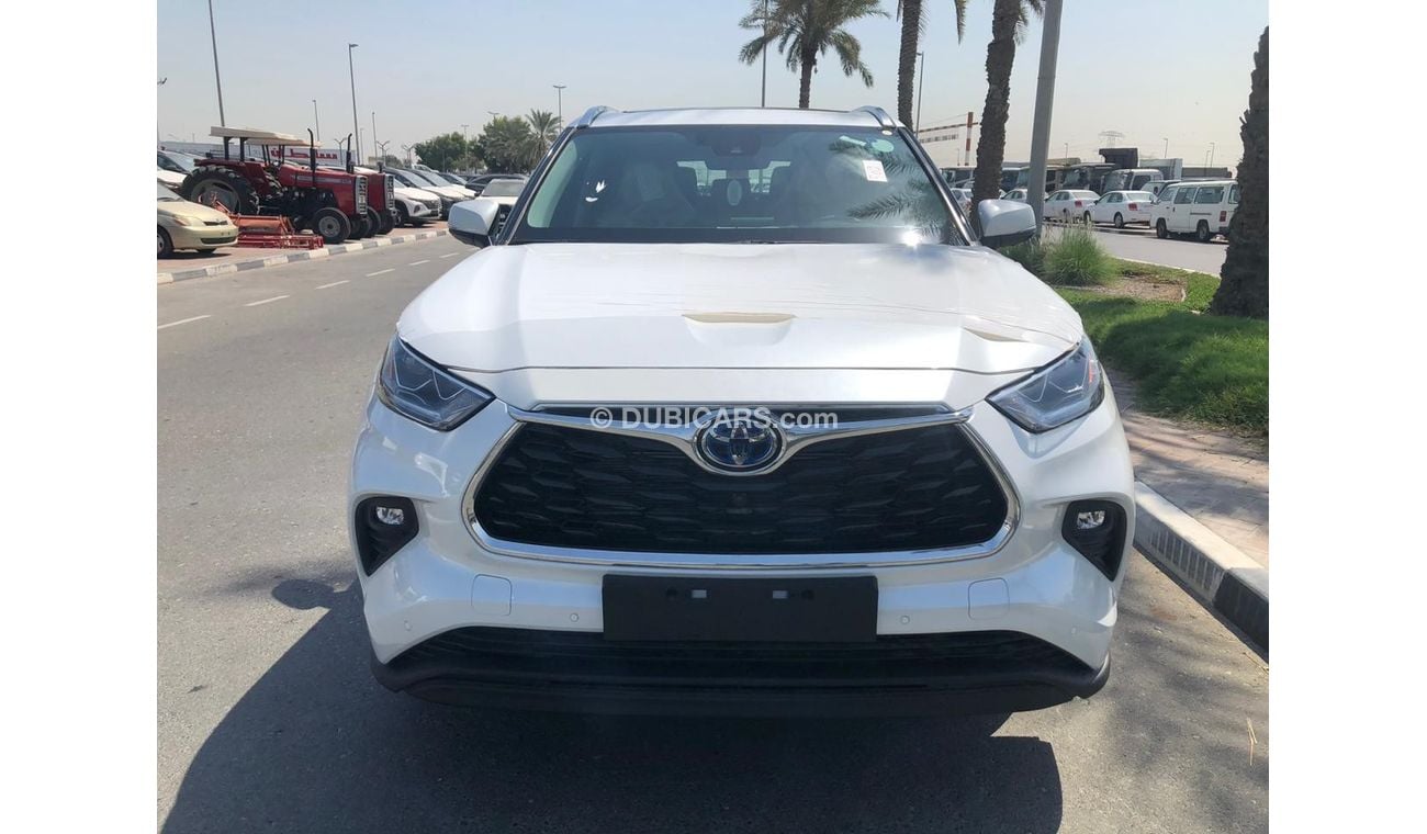 Toyota Highlander TOYOTA_HIGHLANDER_LIMITED_HYBRID_GCC_2023_WHITE_BLACK_GREY