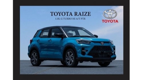 تويوتا ريز TOYOTA RAIZE 1.0L G TURBO HI A/T PTR