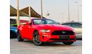 Ford Mustang EcoBoost Premium Convertible | Monthly AED 1310/- | 0% DP | Blindspot | Leather Seats | # 07111