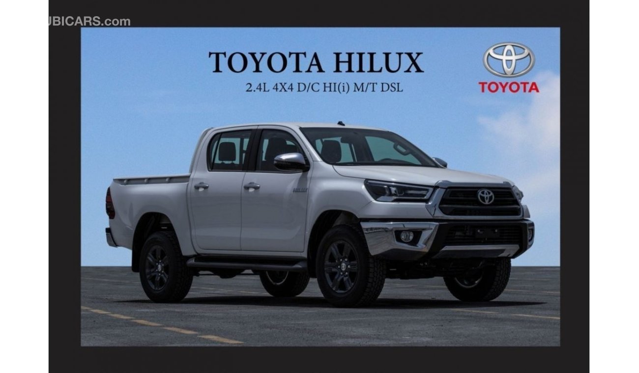 تويوتا هيلوكس TOYOTA HILUX 2.4L 4X4 D/C HI(i) M/T DSL Export Only