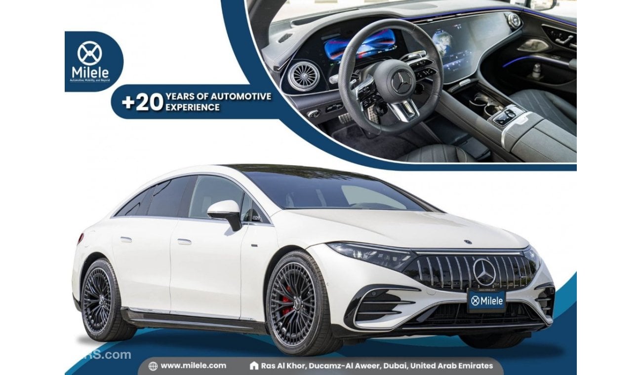 مرسيدس بنز EQS 53 AMG EV SEDAN - LOW KM, REAR SEAT PACKAGE, MBUX HYPER SCREEN, PANORAMIC ROOF