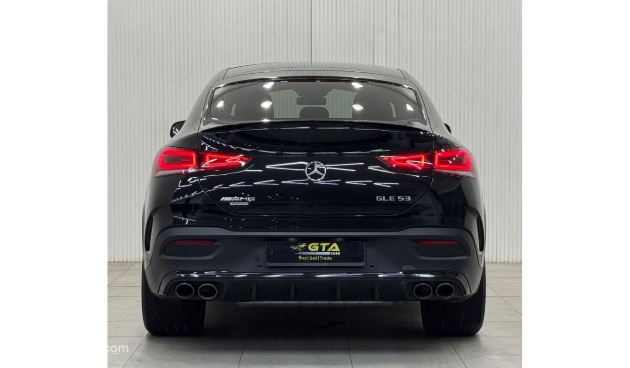 مرسيدس بنز GLE 53 AMG كوبيه 2021 Mercedes-Benz GLE 53 AMG Coupe, Oct 2026 GARGASH Warranty + Service Package, Full Service Histo